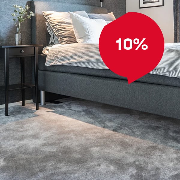Just nu 10% på heltäckningsmattor