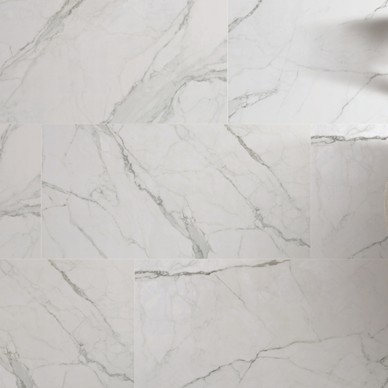 Right Price Tiles Klinker Statuario Plus 60x120 Vit, 1,44 M2/pkt