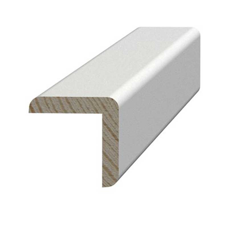 Ytterhörnlist Vitmålad Furu 27x27x2500/2700, Vit S0502-y, Furu