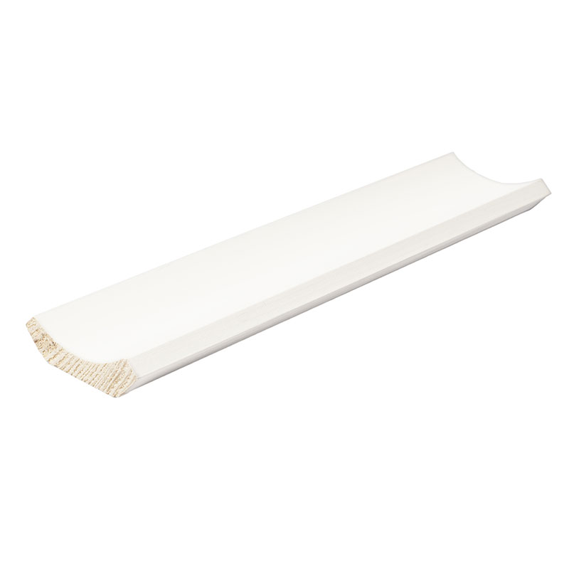 Taklist Hålkäl Vitmålad Furu 15x56mm, S0502-y