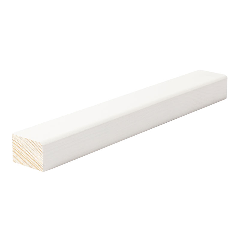 Salningslist Vitmålad Furu 19x27mm, S0502-y