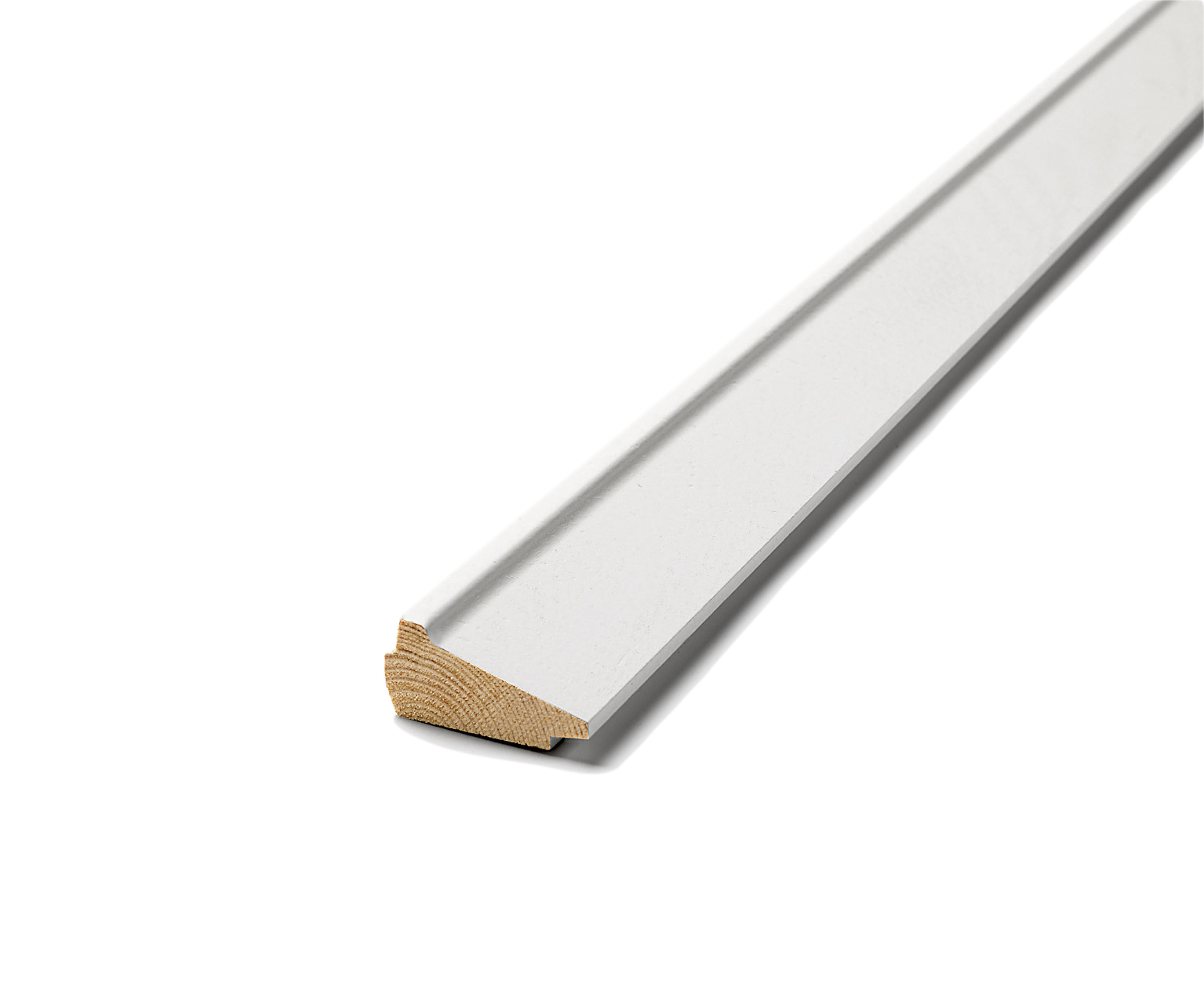Skugglist 21x43 Vitmålad Furu Taklist, S0502-y