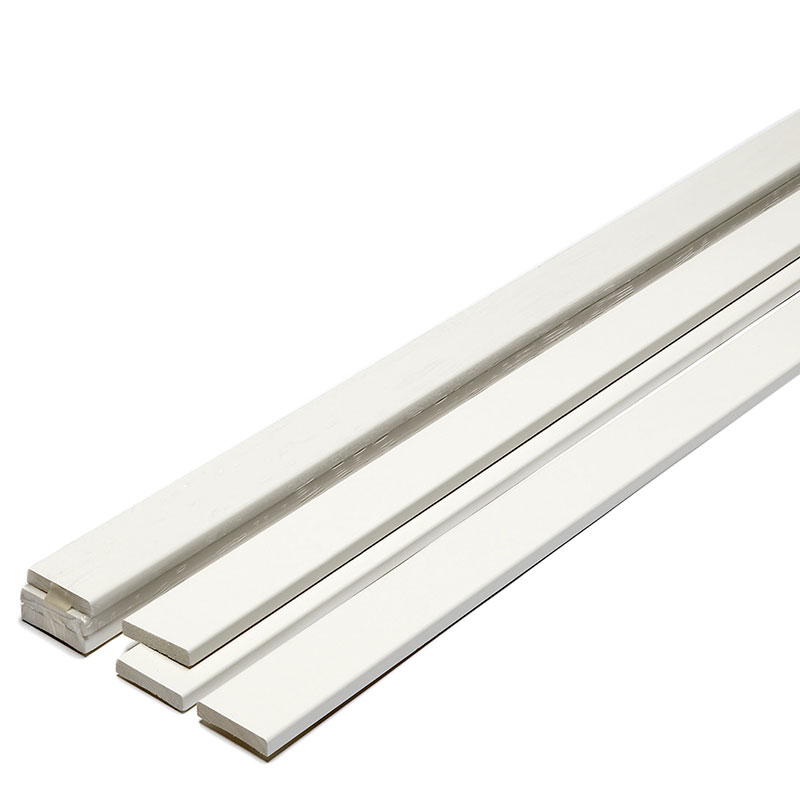 Foderset 12x56 Vitmålad Furu 2st 2200mm + 1st 1100mm, S0502-y