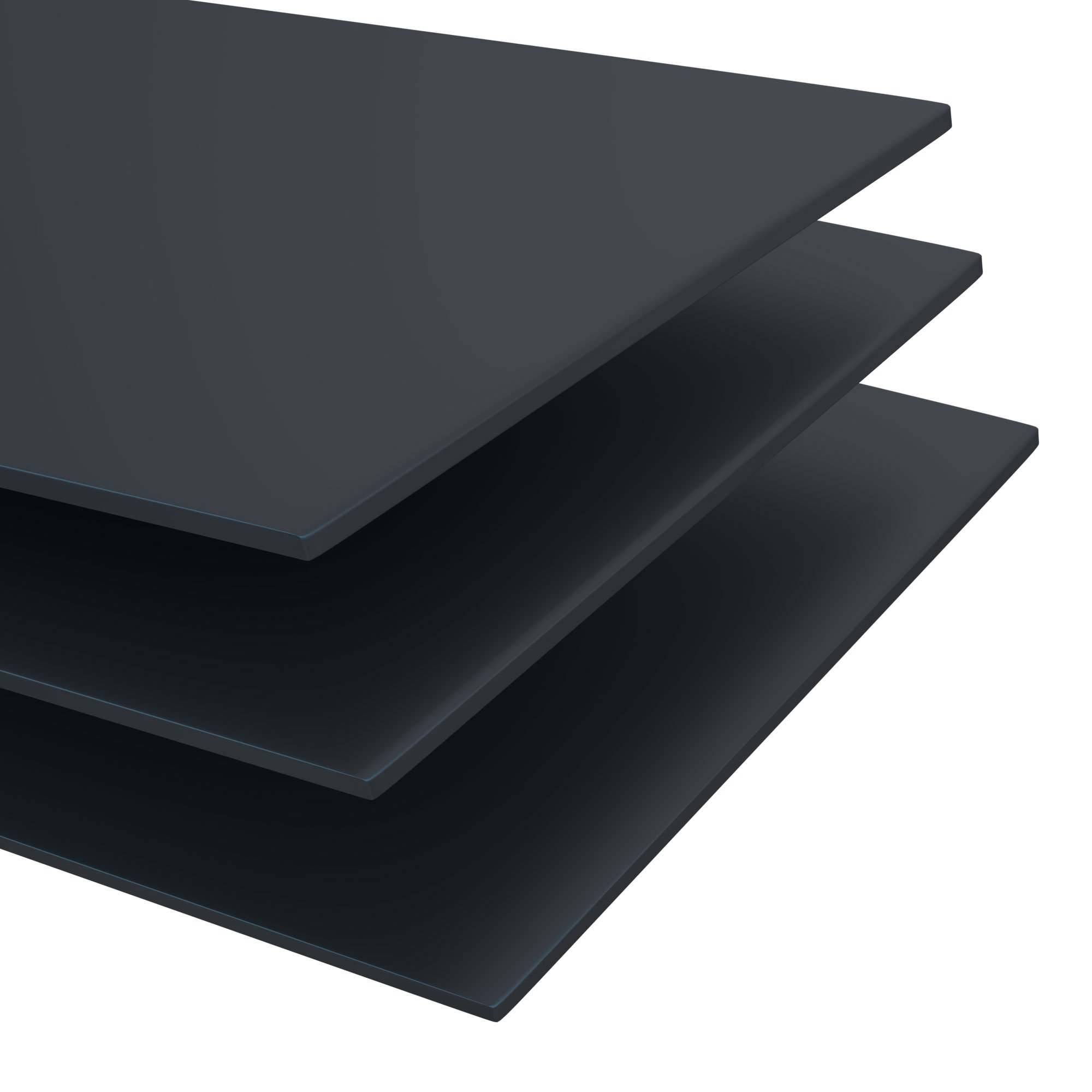 Hyllplan Antracit 1200x16 Folierat