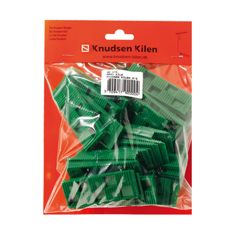 Knudsen Kilen Grön Kil 30 Stk Innehåll 30 St: 30 X Grön Kil, 10x30x80 Mm