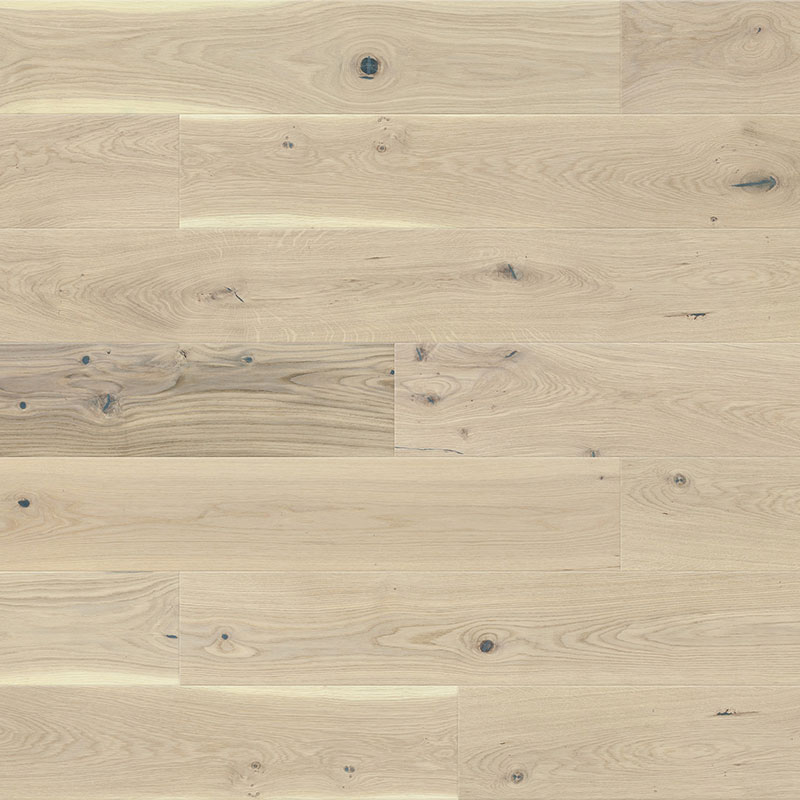 Barlinek Parkettgolv Ek 1-stav Cream 180 Mm  Klickgolv 5gc, Vitlaserad Mattlackad, 14x180x1800 Mm, 2,26 M2/pkt