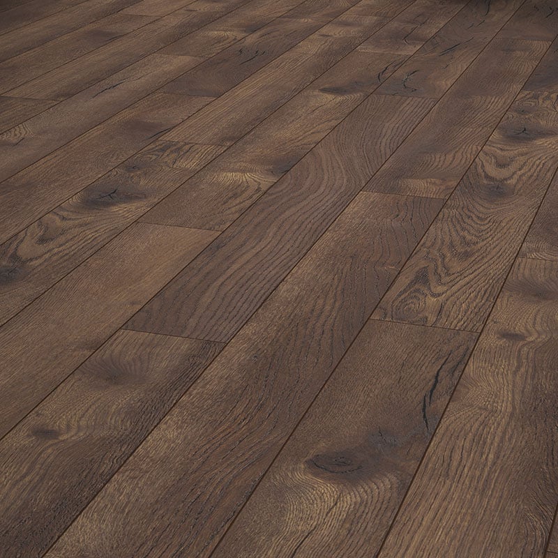 Golvprov Laminatgolv Dark Oak Premium 10 Mm 295x157 Mm