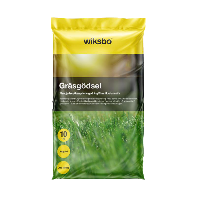Wiksbo  Gräsgödsel Till Gräsmatta, Rabatt Mm. 10kg.
