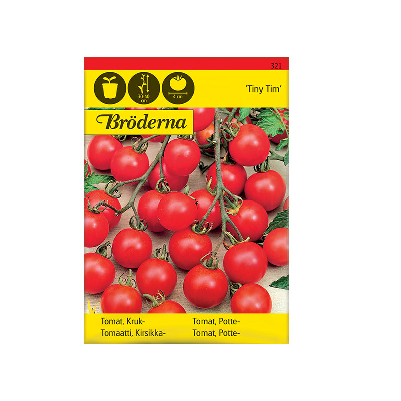Nelson Garden Fröpåse Tomat, Kruk-, Tiny Tim