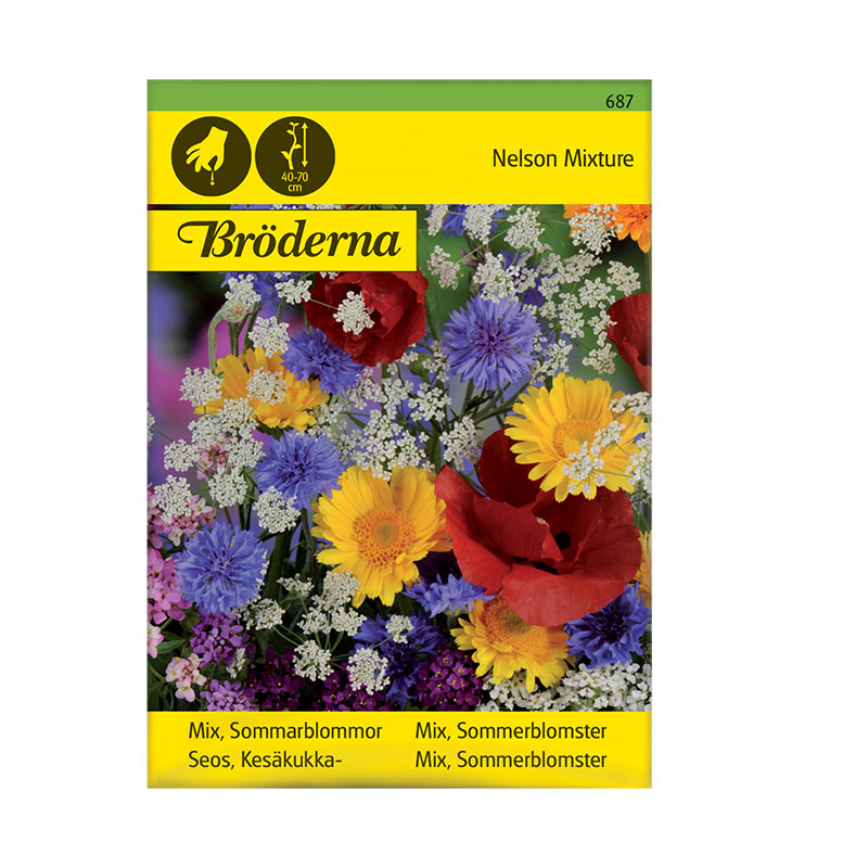 Nelson Garden Fröpåse Mix, Sommarblommor