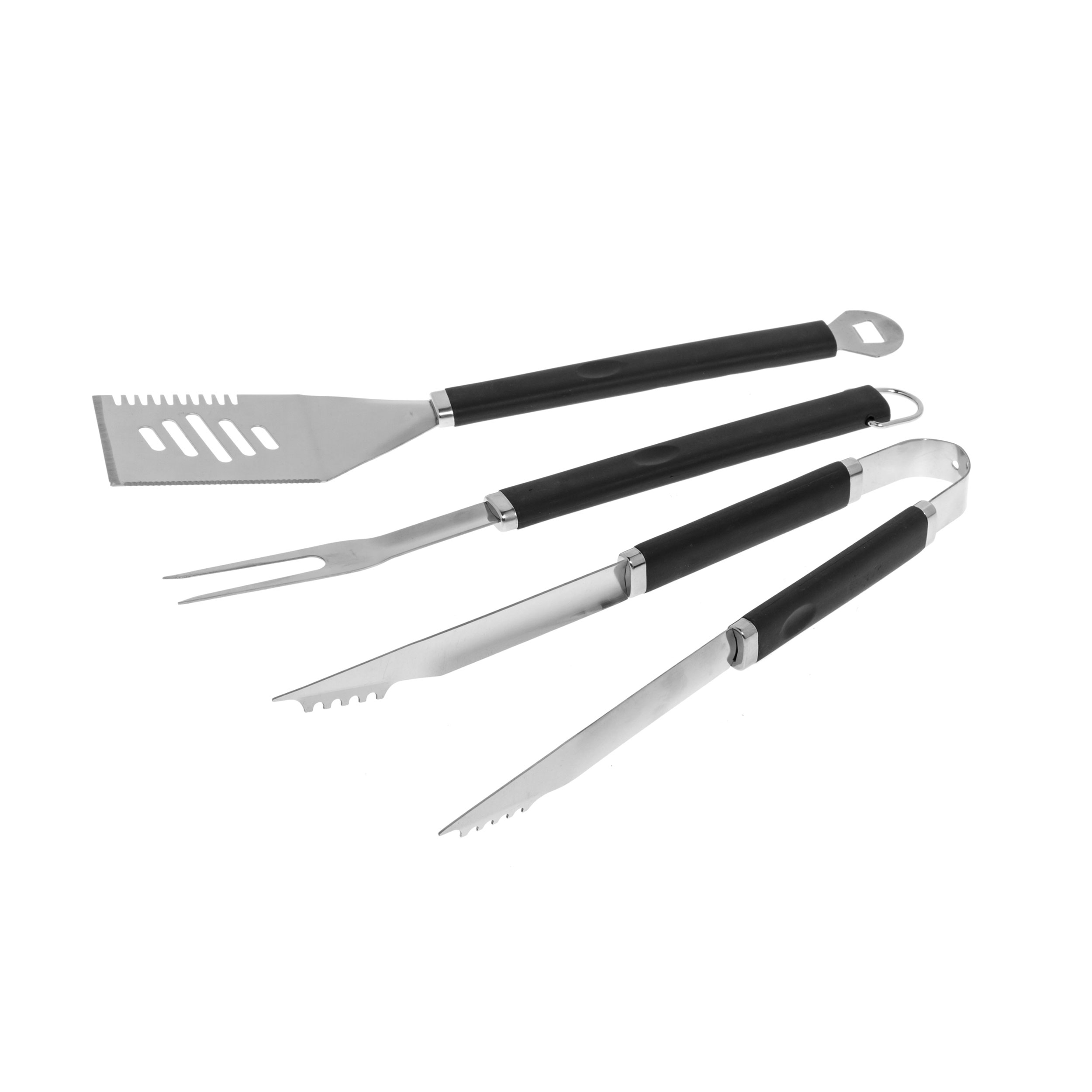 Nordic Season 3pcs Bbq Bestickset Gaffel, Tång Och Spatel