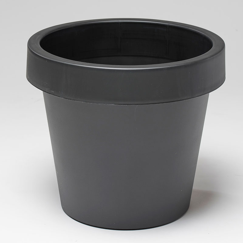 Plastkruka Svart 34cm, Svart