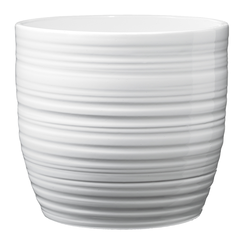 Inomhuskruka Keramik Vit Bergamo13 Cm Vit Keramik, 13 Cm