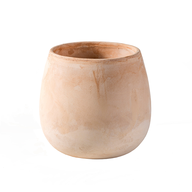 Kruka Schiacciatto Alto 21x20 Cm Terracotta Brun, 20 Cm
