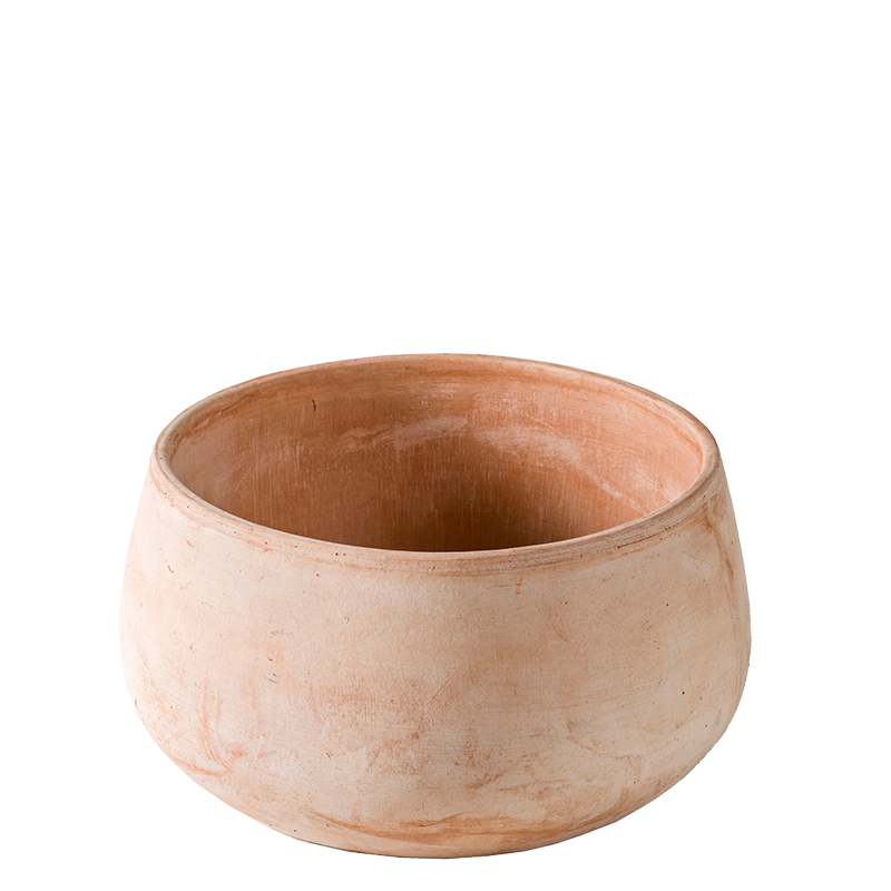 Kruka Schiacciatto Basso 24x13 Cm Terracotta Brun, 13 Cm