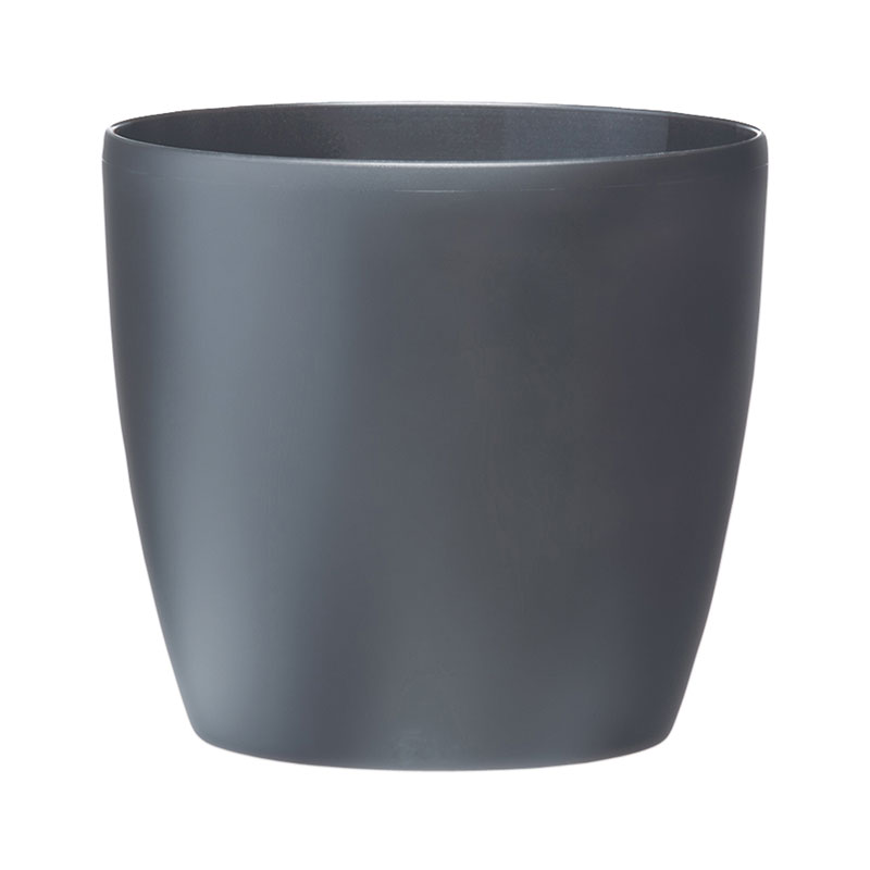 Elho Kruka Bryssel Rund Med Hjul 40 Cm, Antracit