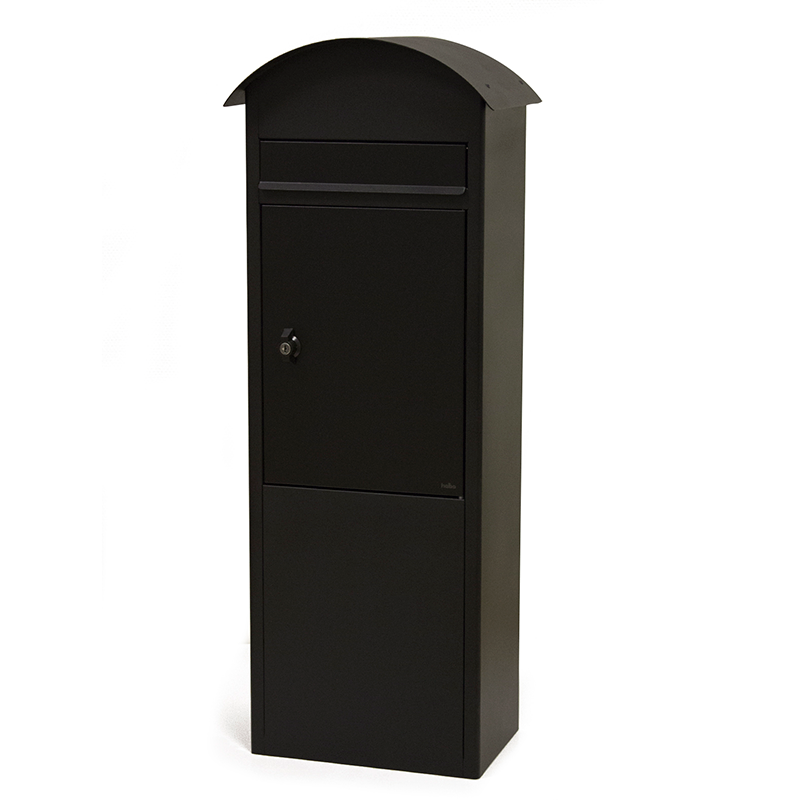 Habo Postlåda Cupol 9445b Låsbar Galvaniserad Plåt, Svart
