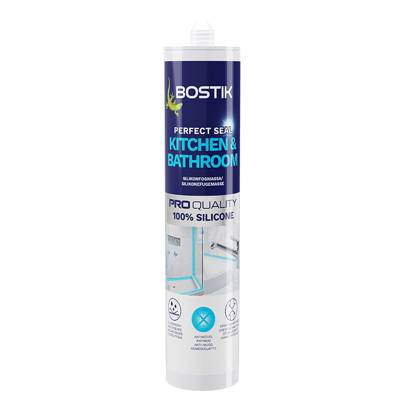 Bostik Silikon Svart  280 Ml, S 9000-n