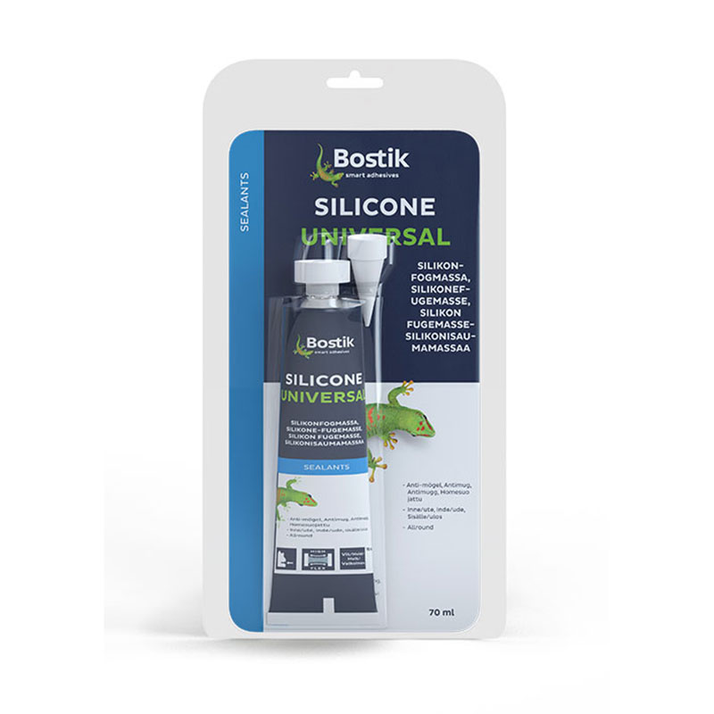 Bostik Silikon Universal Bostik 70 Ml, Transparent