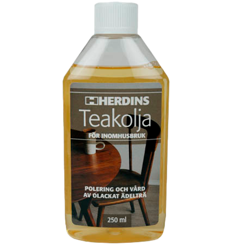 Herdins Teakolja 250 Ml  För Inomhusbruk