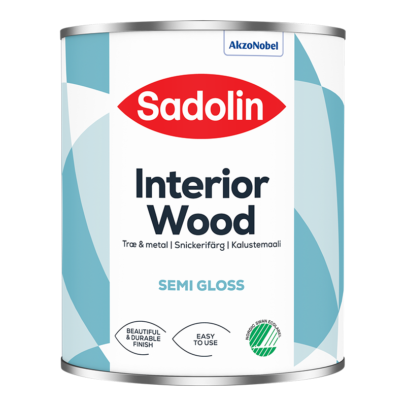 Sadolin Snickerifärg Halvblank S0502-y  0,75 L