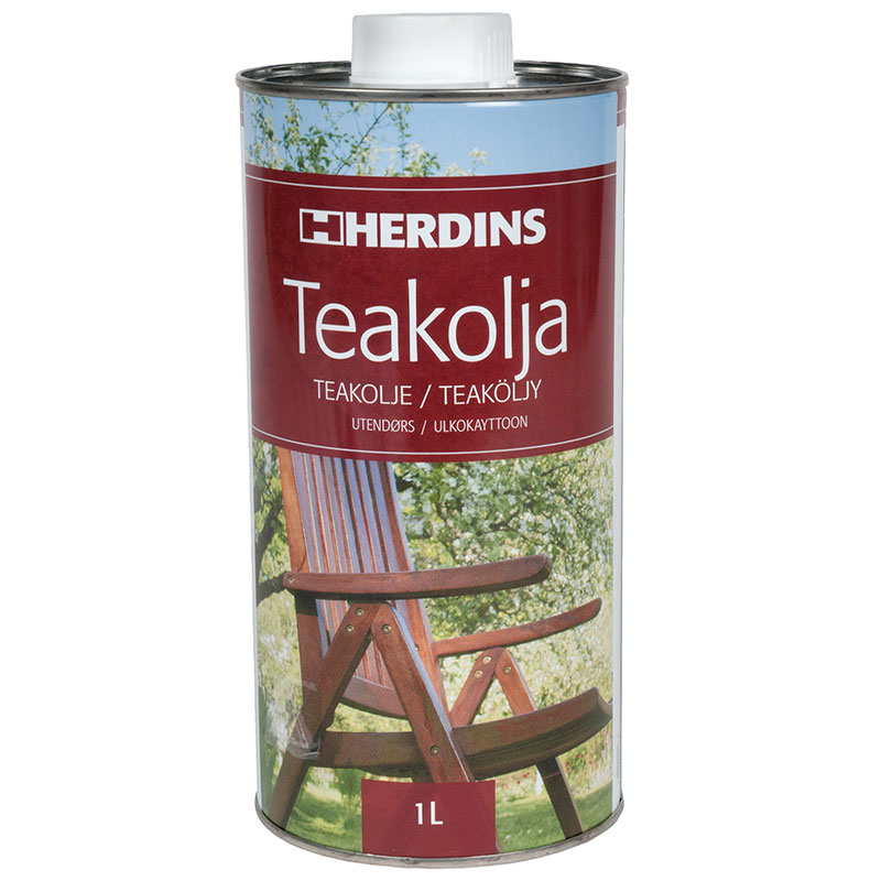 Herdins Teakolja  Utomhusbruk, 1l