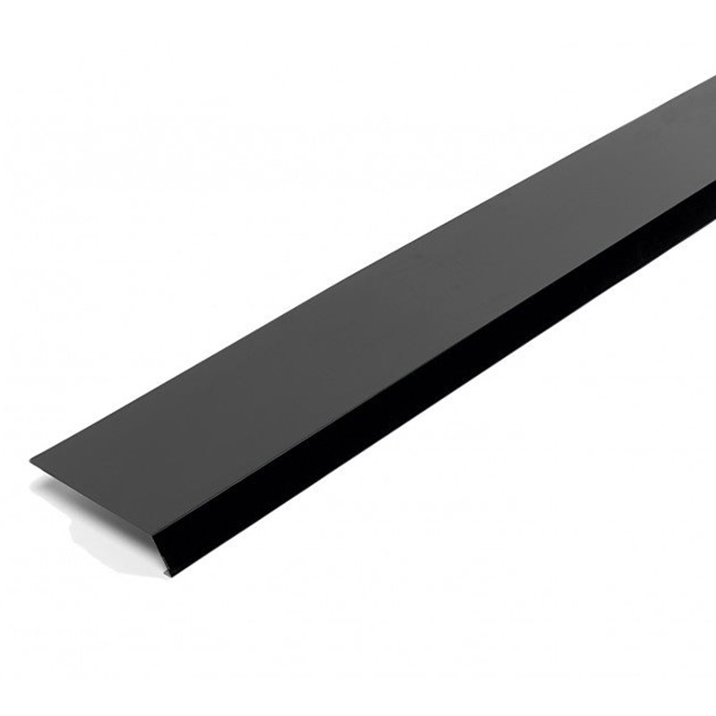 Fotplåt 2000x150mm, Svart