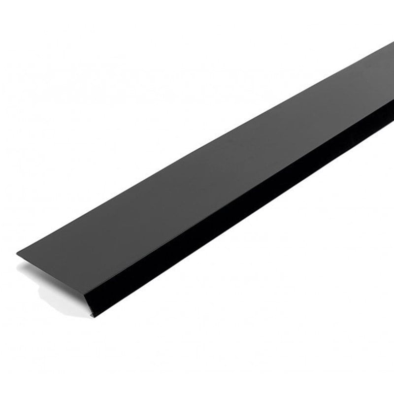 Fotplåt 2000x150mm, Svart
