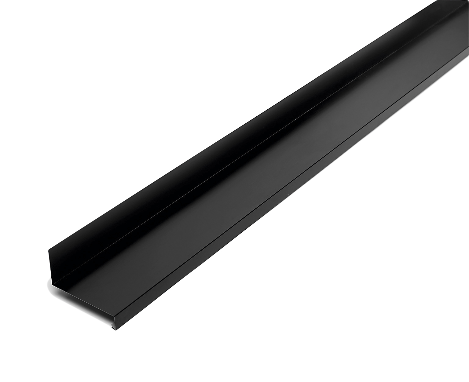 Fönsterbleck - Överbleck 100x2000mm, Svart