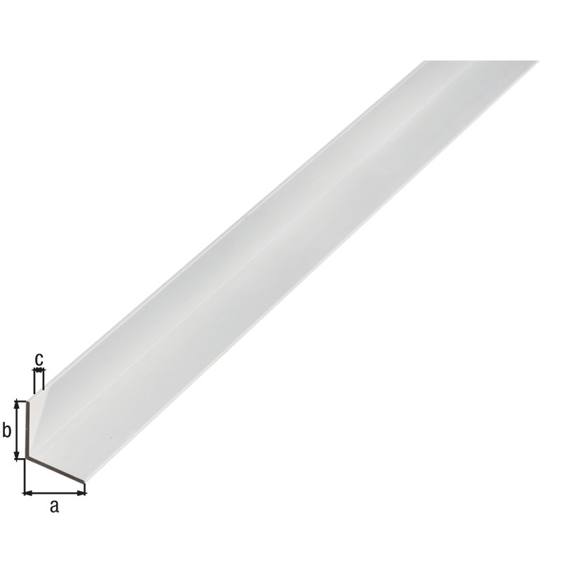 VINKELPROFIL ALUMINIUM SILVER 20X20X1,5/1M
