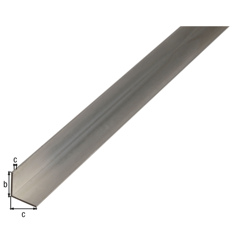 VINKELPROFIL ALUMINIUM SILVER15X15X1/1M