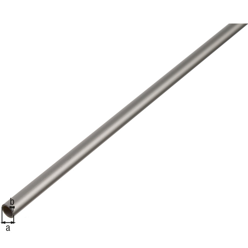 RÖR ALUMINIUM SILVER Ø6X1/1M