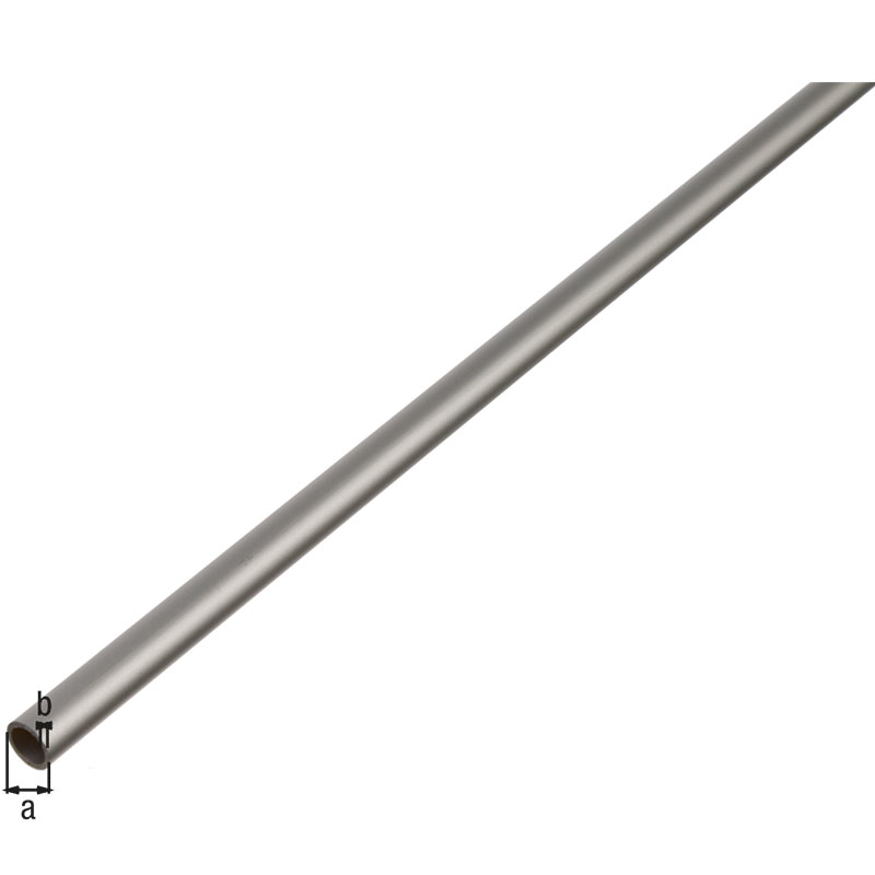 RÖR ALUMINIUM SILVER Ø8X1/1M