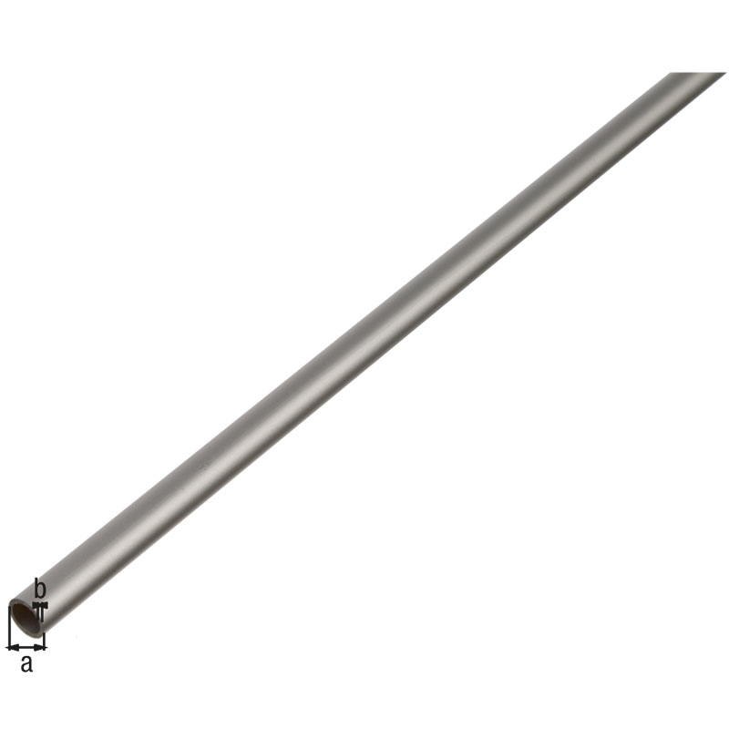 RÖR ALUMINIUM SILVER Ø8X1/2M