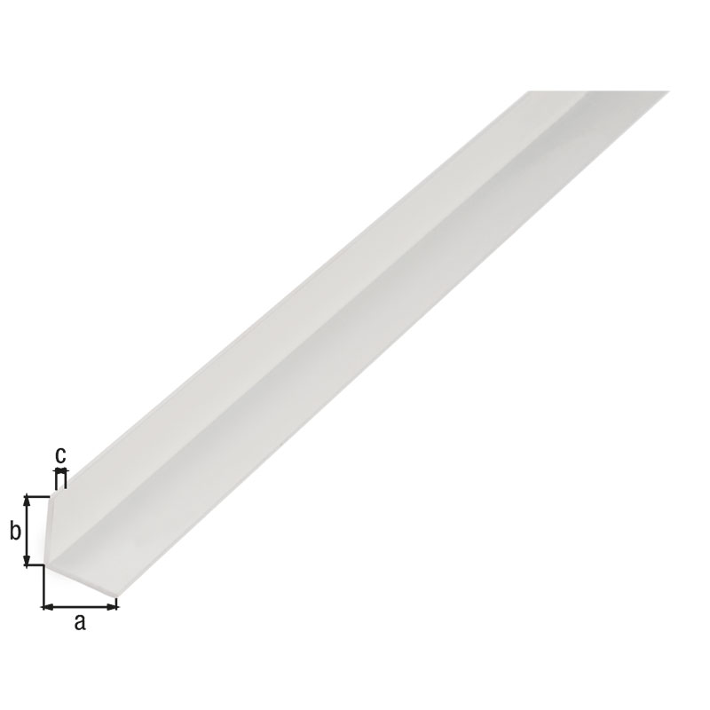 Alberts Vinkelprofil Pvc 15x15x1.2 Mm 2 M
