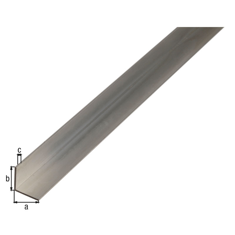 VINKELPROFIL ALUMINIUM SILVER 15X15X1/2M