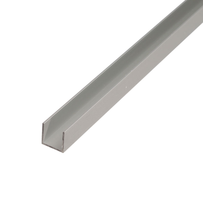U-PROFIL ALUMINIUM SILVER 12X8,6X12X1,3/1M