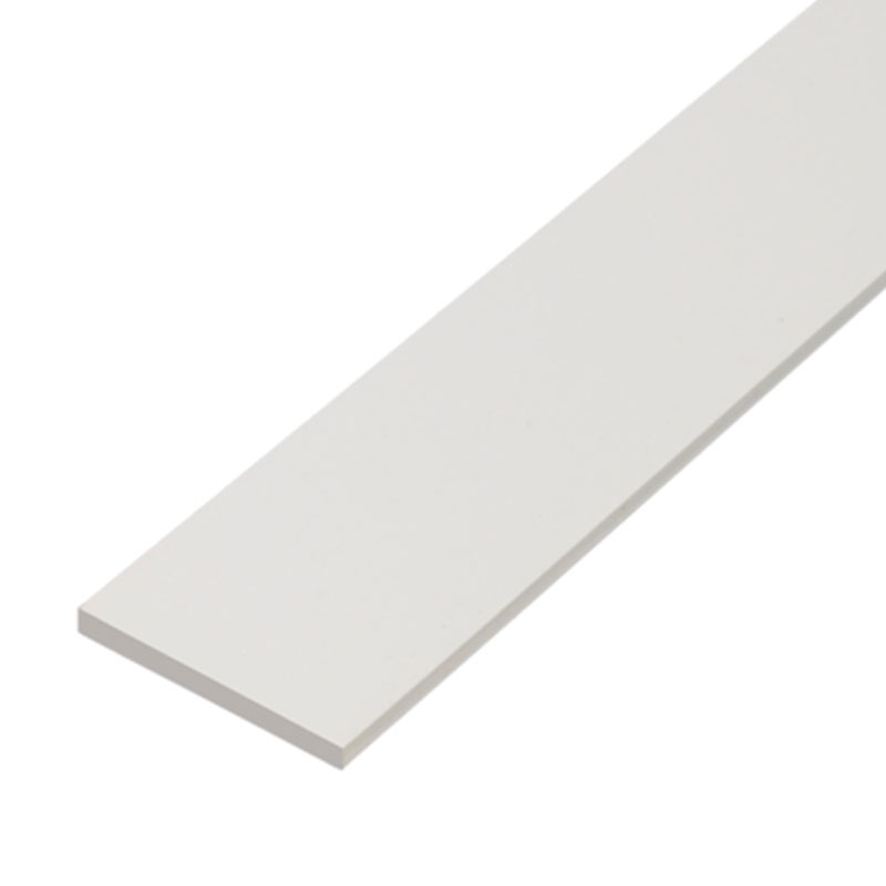 PLATTJÄRN PVC VIT 20X2/1M