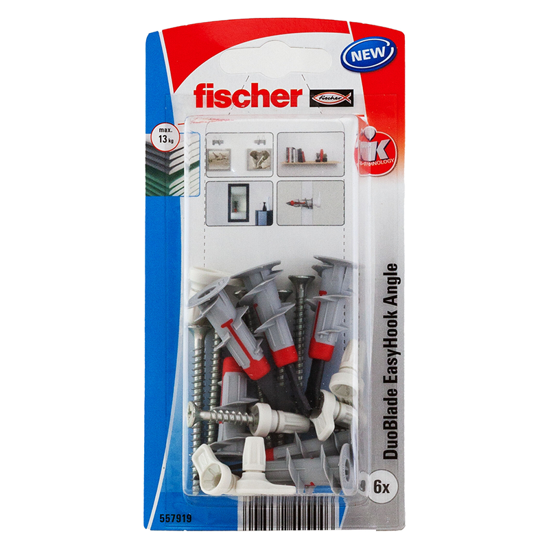 Fischer Duoblade Easyhook Wh K Nv Fischer 6st