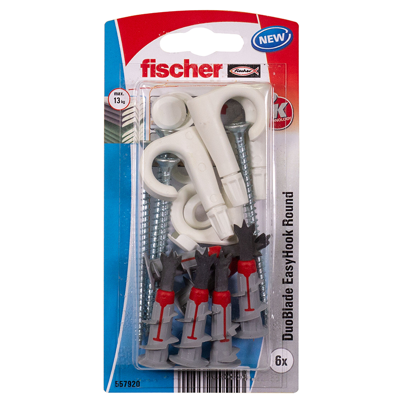 Fischer Duoblade Easyhook Rh K Nv Fischer 6st