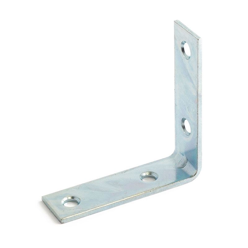 Habo Vinkeljärn 6113  75 Mm, Stål, Godstjocklek 2 Mm, 2st, Skruvar Medföljer