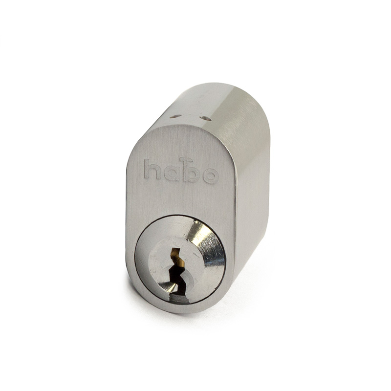Habo Cylinder 601 6-stift  Krom, 7-stift