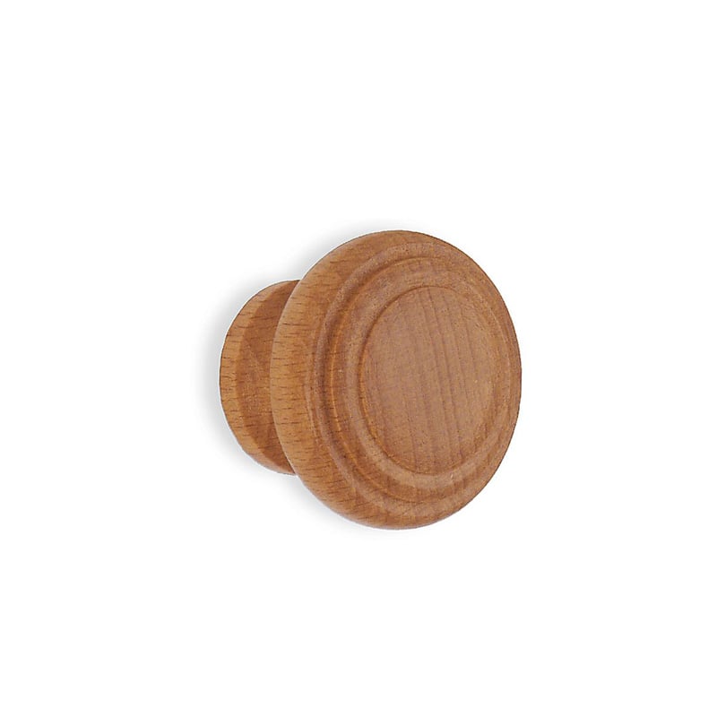 Beslagsboden Knopp  Trä, Bok, Ø 45mm, 4-pack, Utgående