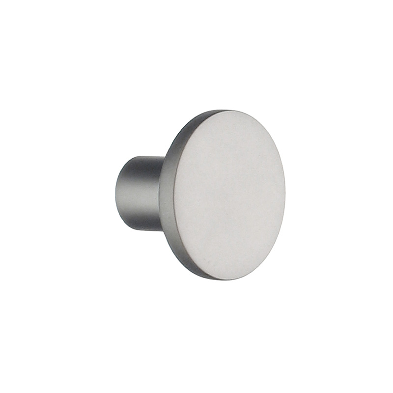 Beslagsboden Knopp  Matt Aluminium, Ø 28mm, 4-pack, Utgående