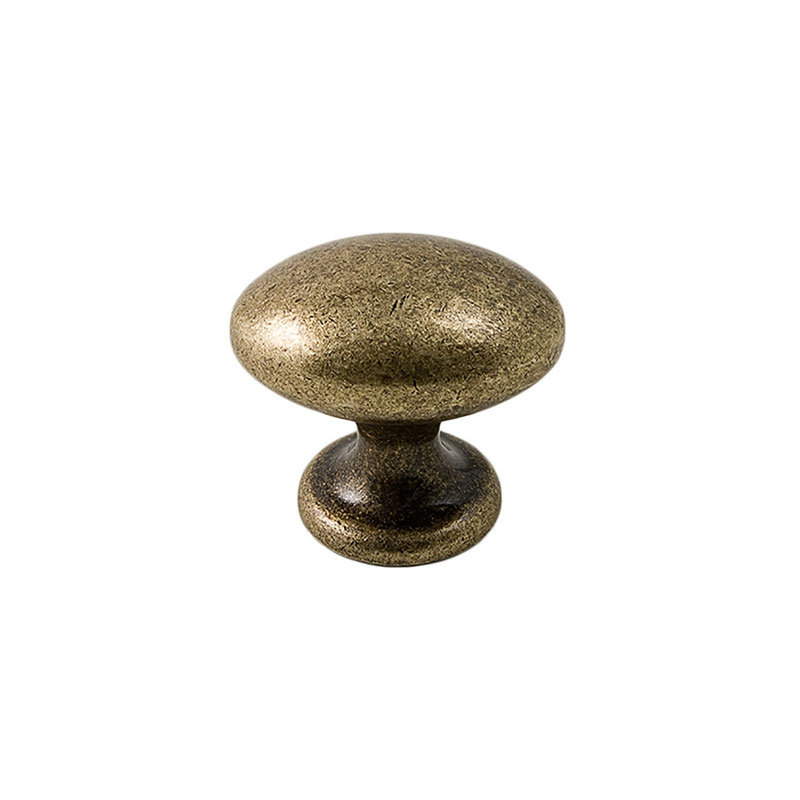 Beem Knopp Oval Ø 29 Mm  Antik Mässing,inklusive Skruvar