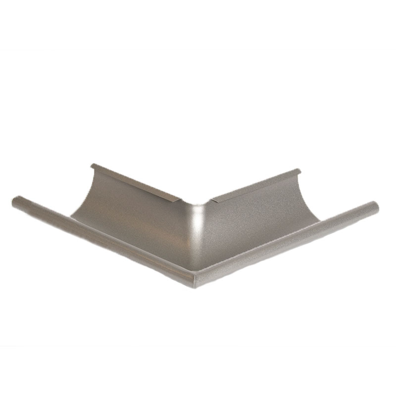 Rännvinkel Ytter Ytter, Silvermetallic, 125mm