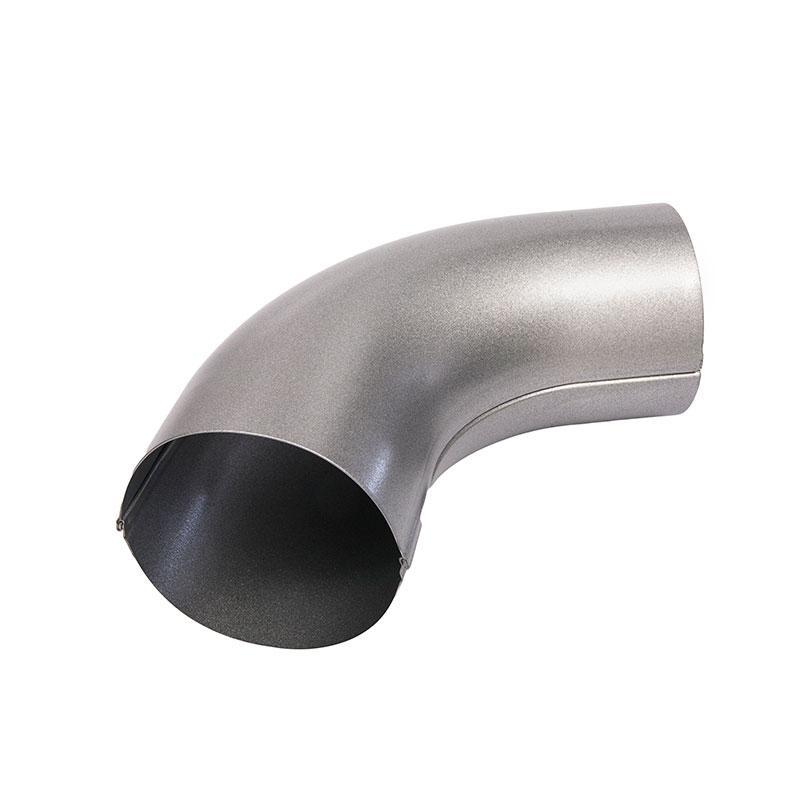 Rörvinkel 70°, Silvermetallic, 90mm