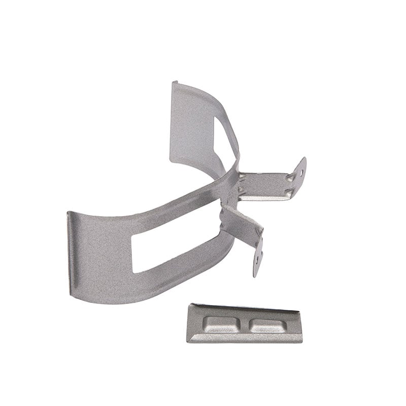 Rörsvep Silvermetallic, 90mm