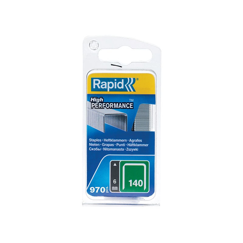 Rapid Bredtrådsklammer 6 Mm  970 Pcs, Galvaniserad