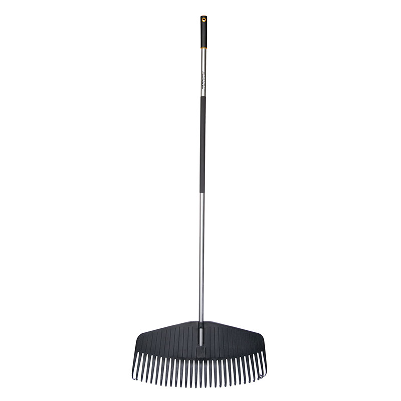 Fiskars Lövräfsa Ergonomi Grå  1810x585mm, För Stora Gräsytor